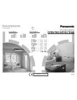 Panasonic CS-A12CTP Operating Instructions Manual preview