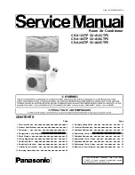 Panasonic CS-A12CTP Service Manual preview