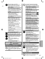 Предварительный просмотр 25 страницы Panasonic CS-A12PKD Operating Instructions Manual