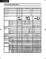 Предварительный просмотр 6 страницы Panasonic CS-A181KE Service Manual