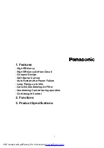 Предварительный просмотр 2 страницы Panasonic CS-A281KR Manual