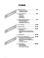 Preview for 2 page of Panasonic CS-A281KR Operating Instructions Manual