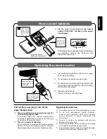 Предварительный просмотр 9 страницы Panasonic CS-A28BKP5 Operating Instructions Manual