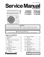 Panasonic CS-AE9NKE Service Manual preview