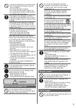 Preview for 5 page of Panasonic CS-AE9PKE Operating Instructions Manual