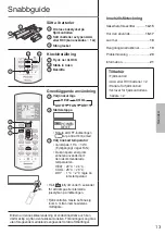 Preview for 13 page of Panasonic CS-AE9PKE Operating Instructions Manual