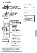 Preview for 23 page of Panasonic CS-AE9PKE Operating Instructions Manual