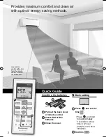 Preview for 2 page of Panasonic CS-BE25TKE Operating Instructions Manual