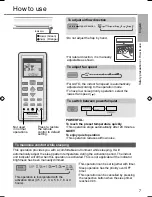 Preview for 7 page of Panasonic CS-BE25TKE Operating Instructions Manual