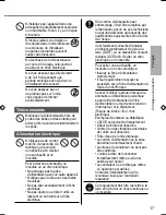 Preview for 17 page of Panasonic CS-BE25TKE Operating Instructions Manual