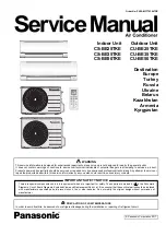 Preview for 1 page of Panasonic CS-BE25TKE Service Manual