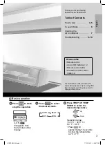 Предварительный просмотр 3 страницы Panasonic CS-BZ25XKE Operating Instructions Manual