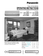 Preview for 1 page of Panasonic CS-C125KE Operating Instructions Manual