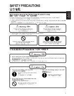 Preview for 4 page of Panasonic CS-C125KH Operating Instructions Manual