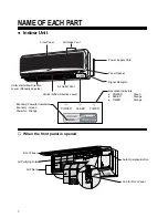 Preview for 8 page of Panasonic CS-C125KR Operating Instructions Manual