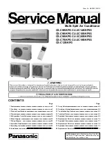 Panasonic CS-C12BKPG Service Manual предпросмотр