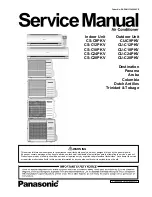 Panasonic CS-C12PKV Service Manual preview