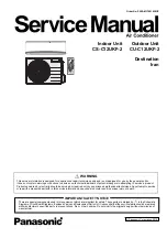 Panasonic CS-C12UKF-2 Service Manual preview