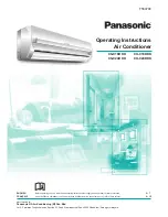 Panasonic CS-C18DKK Operating Instructions Manual preview