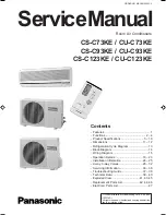 Предварительный просмотр 1 страницы Panasonic CS-C73KE Service Manual