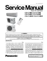 Panasonic CS-C75KE Service Manual preview