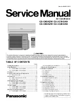 Panasonic CS-C9GKZW Service Manual предпросмотр