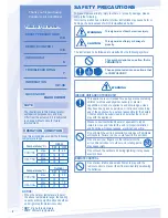 Preview for 2 page of Panasonic CS-CE12JKE-1 Operating Instructions Manual