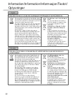 Preview for 42 page of Panasonic CS-CE12PKE Operating Instructions Manual