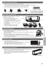 Предварительный просмотр 25 страницы Panasonic CS/CU-HU12AKY Series Operating & Installation Instructions Manual