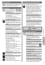 Предварительный просмотр 5 страницы Panasonic CS/CU-KU12ZKY Series Operating & Installation Instructions Manual