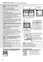 Предварительный просмотр 10 страницы Panasonic CS/CU-KU12ZKY Series Operating & Installation Instructions Manual