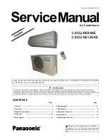 Предварительный просмотр 1 страницы Panasonic CS/CU-RE12GKE Service Manual