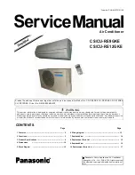 Panasonic CS/CU-RE9GKE Service Manual preview
