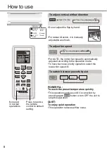 Предварительный просмотр 8 страницы Panasonic CS-CZ25TKE Operating Instructions Manual