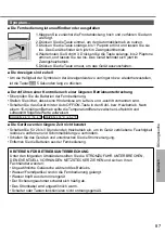 Предварительный просмотр 87 страницы Panasonic CS-DZ25VKE Operating Instructions Manual