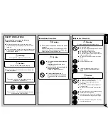 Preview for 3 page of Panasonic CS-E12CKP Operating Instructions Manual