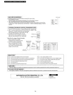 Preview for 124 page of Panasonic CS-E12DKDW Service Manual