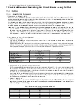 Preview for 61 page of Panasonic CS-E12DKEW Service Manual