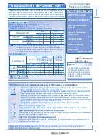 Предварительный просмотр 3 страницы Panasonic CS-E12JKEW Operating Instructions Manual