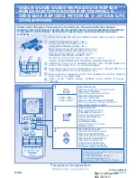 Предварительный просмотр 76 страницы Panasonic CS-E12JKEW Operating Instructions Manual