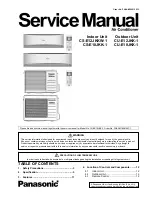 Panasonic CS-E12JKKW-1 Service Manual предпросмотр