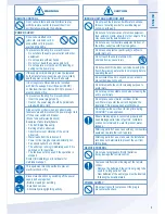 Preview for 3 page of Panasonic CS-E12NKKW Operating Instructions Manual