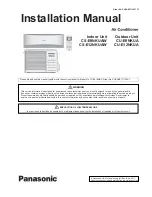 Preview for 1 page of Panasonic CS-E12NKUAW Installation Manual