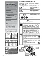 Предварительный просмотр 2 страницы Panasonic CS-E12NKUAW Operating Instructions Manual