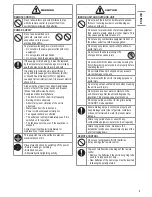 Предварительный просмотр 3 страницы Panasonic CS-E12NKUAW Operating Instructions Manual