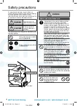 Предварительный просмотр 4 страницы Panasonic CS-E12PB4EA Operating Instructions Manual