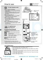 Предварительный просмотр 6 страницы Panasonic CS-E12PB4EA Operating Instructions Manual