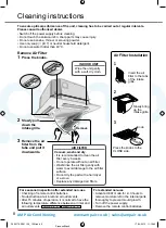 Предварительный просмотр 8 страницы Panasonic CS-E12PB4EA Operating Instructions Manual