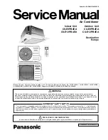 Panasonic CS-E12PB4EA Service Manual предпросмотр