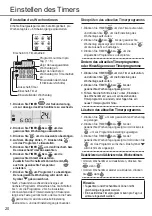 Предварительный просмотр 20 страницы Panasonic CS-E12PD3EA Operating Instructions Manual